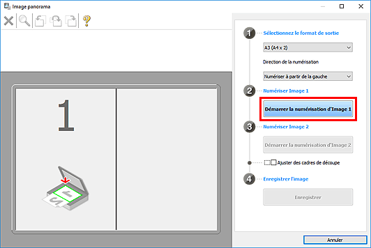 figure : fenêtre Image panorama